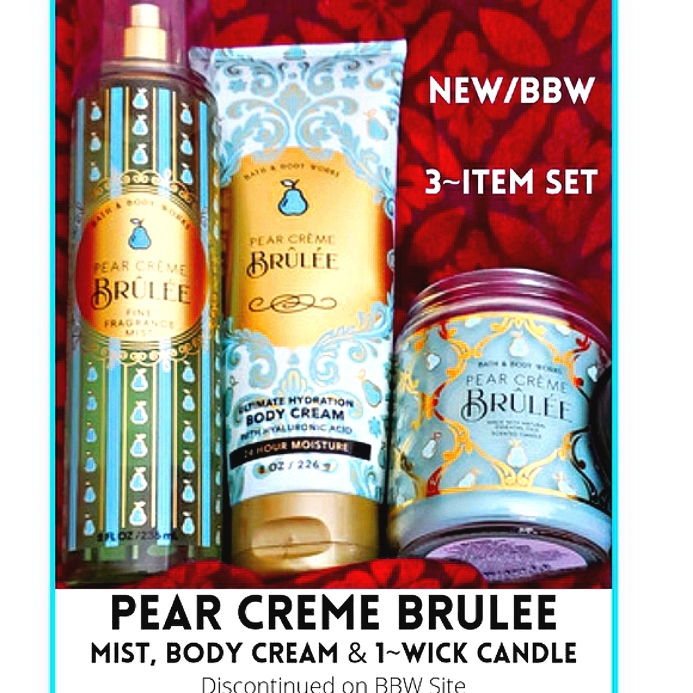 🔥3~ITEMS~Pear Creme Brulee